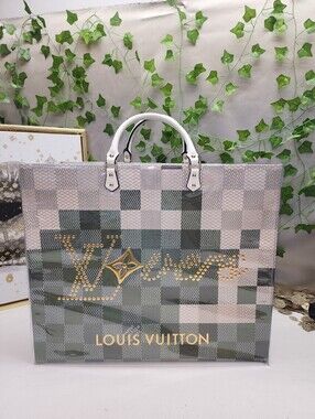 Authentic Louis Vuitton Lover Limited Edition Retail Tote In PVC